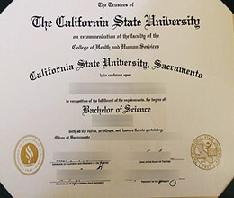 Sacramento State diploma