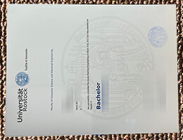 Universität Rostock diploma certificate