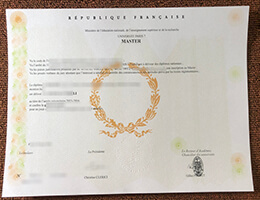 University of Paris 7 diploma certificate