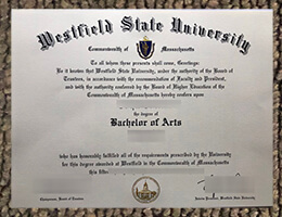 Westfield State University diploma