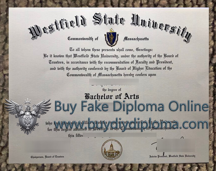 Westfield State University diploma