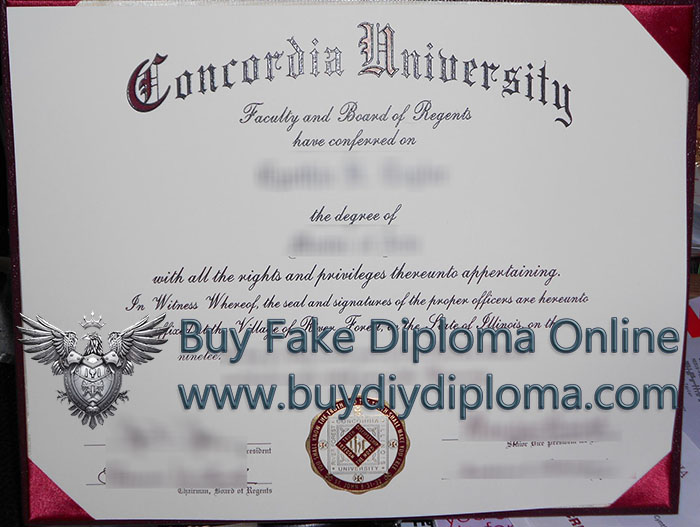 Concordia University Chicago diploma