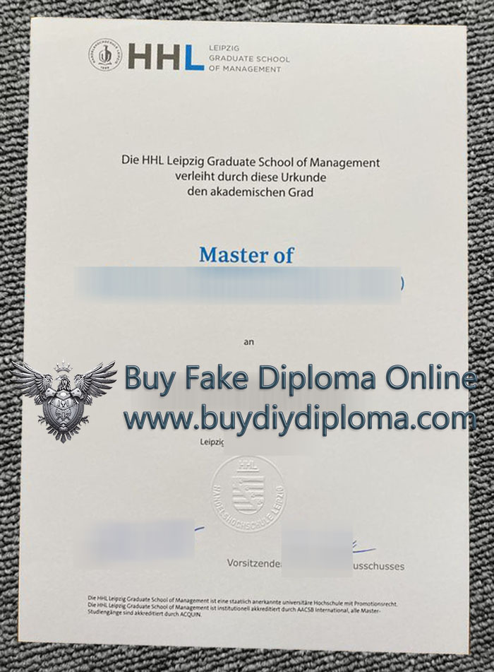 HHL Leipzig diploma