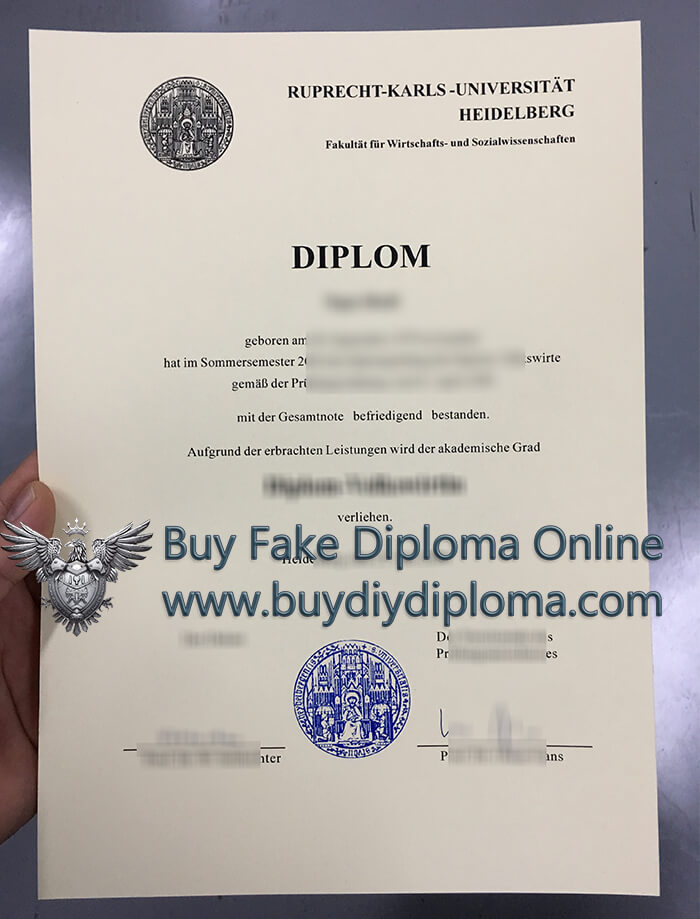 Heidelberg University diploma