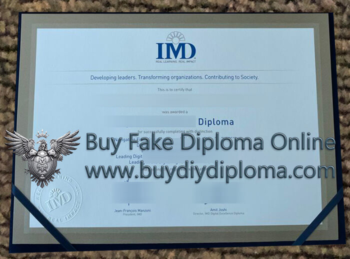 International Institute for Management Development (IMD) diploma