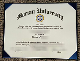 Marian University degree