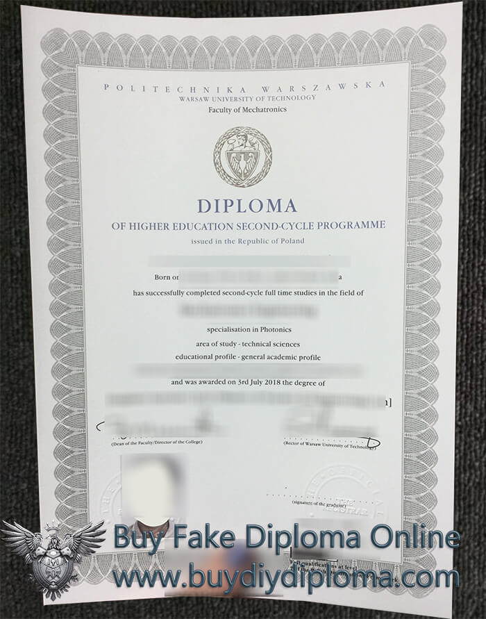 Politechnika Warszawska Diploma