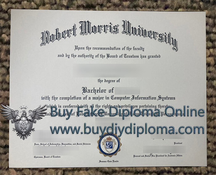 Robert Morris University (RMU) diploma 
