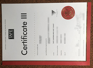 TAFE Queensland certificate