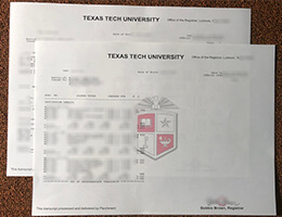 Texas Tech University Transcript