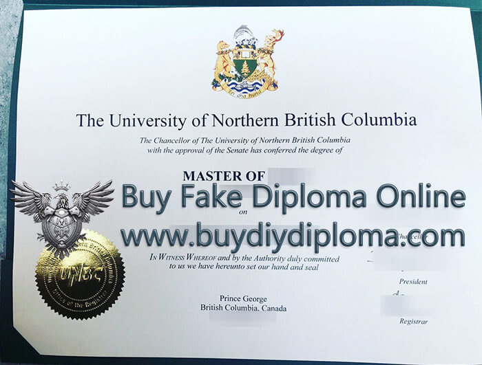 UNBC Diploma