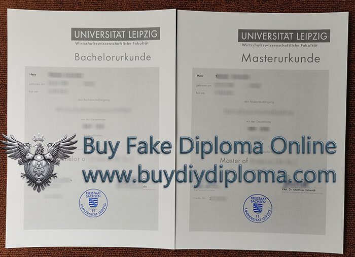 Universität Leipzig Bachelorurkunde, Leipzig University Master diploma