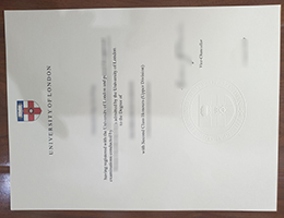 University of London diploma certificate