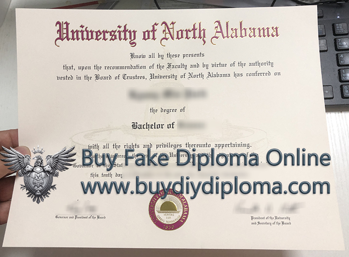 University of North Alabama diploma