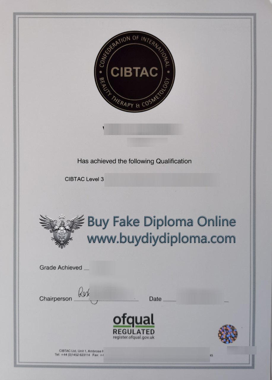CIBTAC Level 3 diploma