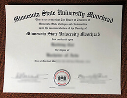 MSUM Diploma certificate
