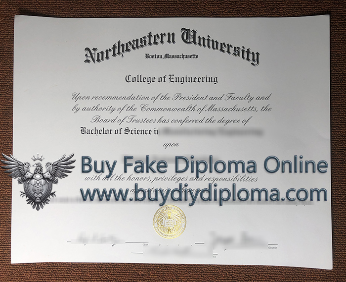 Northeastern University degree, NU diploma