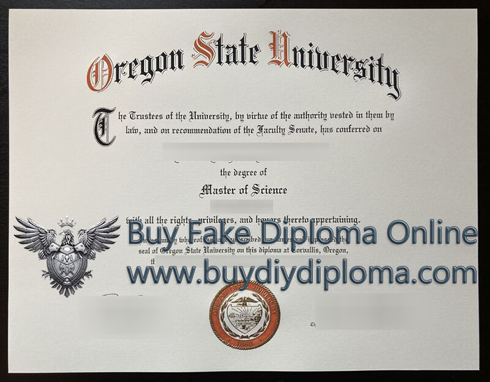Oregon State University (OSU) diploma, OSU degree