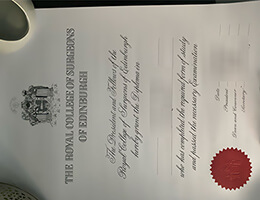 RCSE diploma certificate