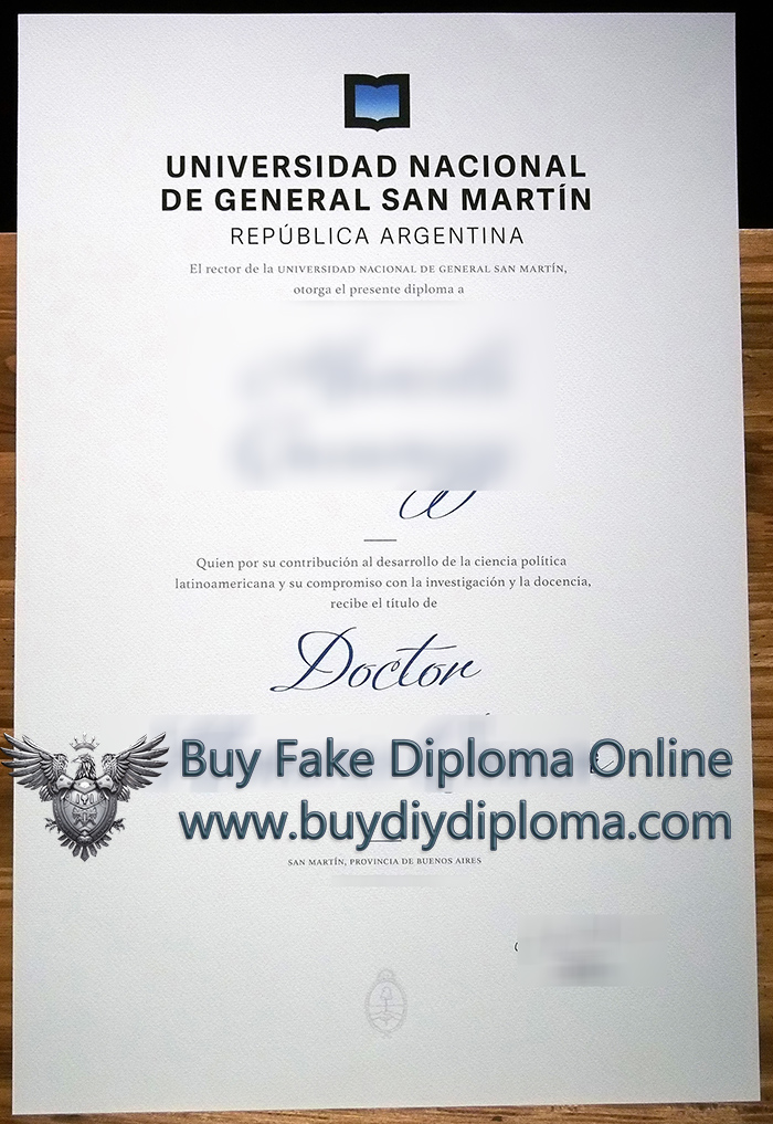  UNSAM diploma 