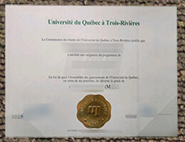 UQTR degree certificate