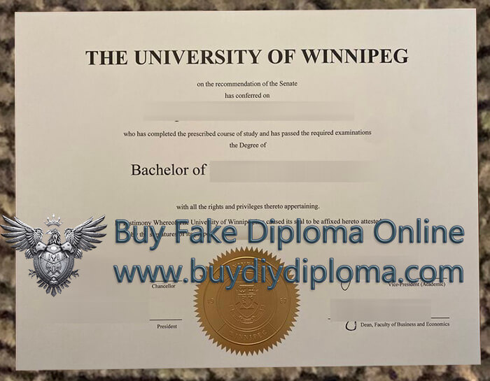 University of Winnipeg diploma, UWinnipeg degree 