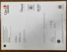 City & Guilds Level 3 NVQ Certificate