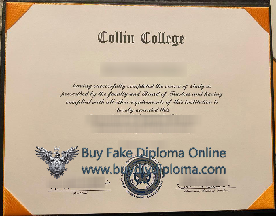 Collin College diploma