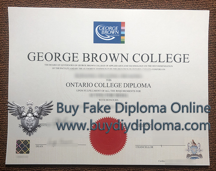 George Brown College diploma