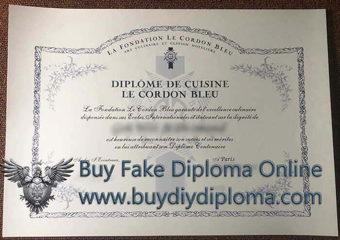 Le Cordon Bleu Diploma