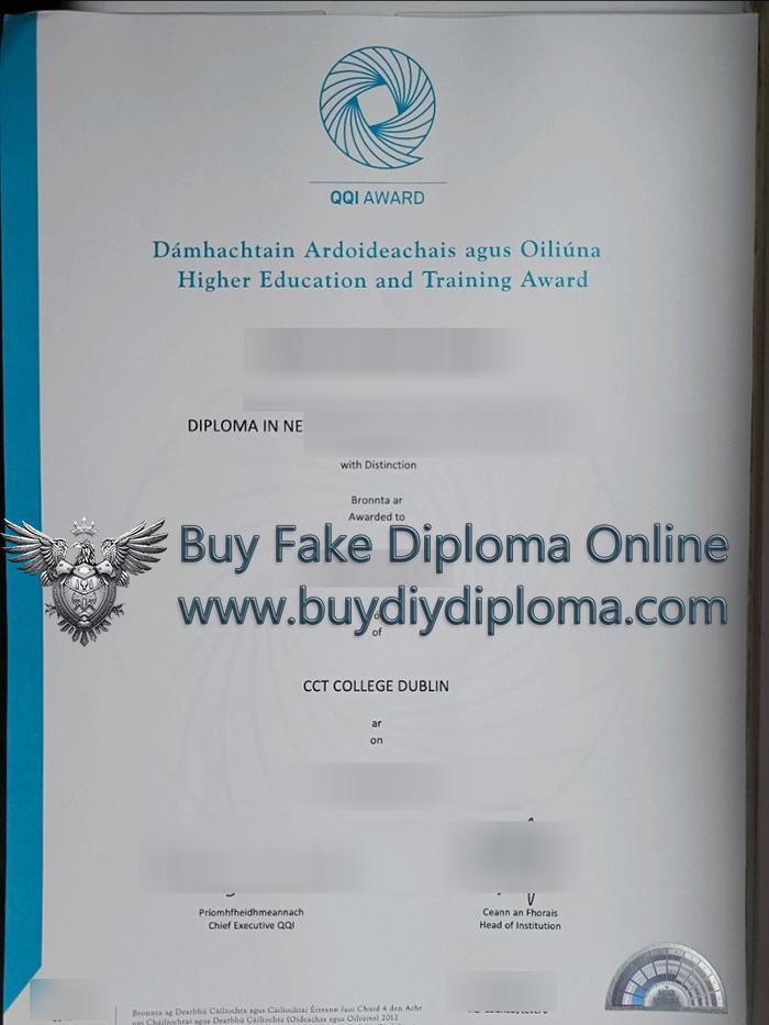QQI Award Diploma