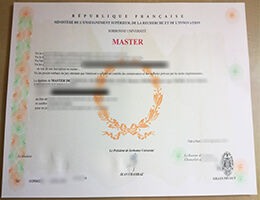 Sorbonne University diploma certificate