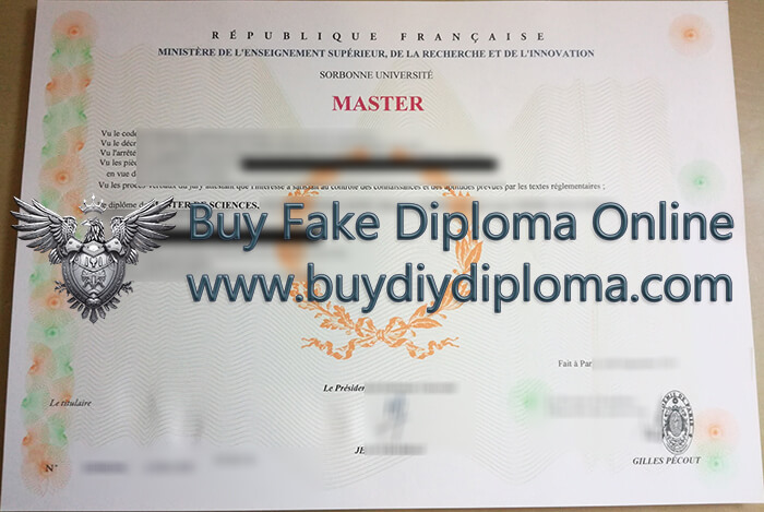 Sorbonne University diploma