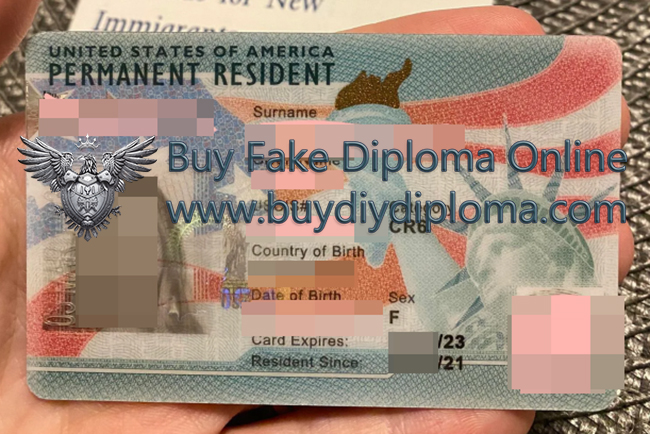 US permanent resident card