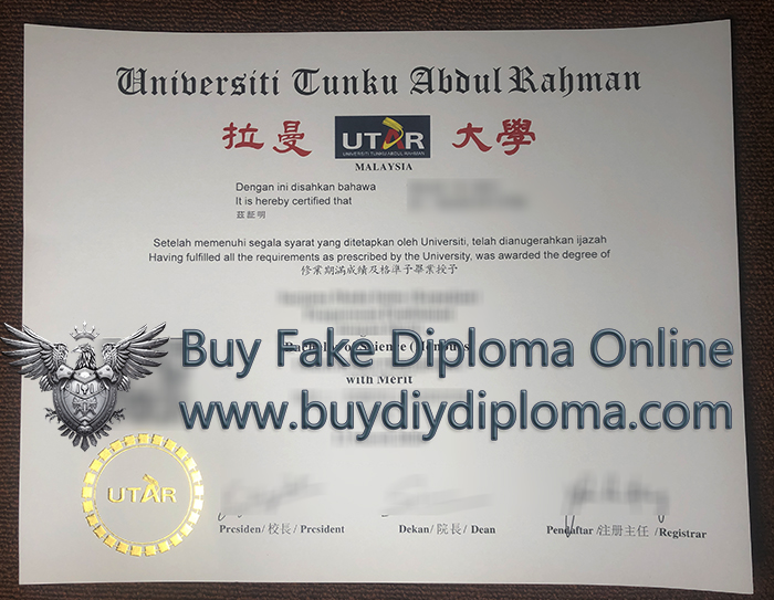 Universiti Tunku Abdul Rahman diploma certificate