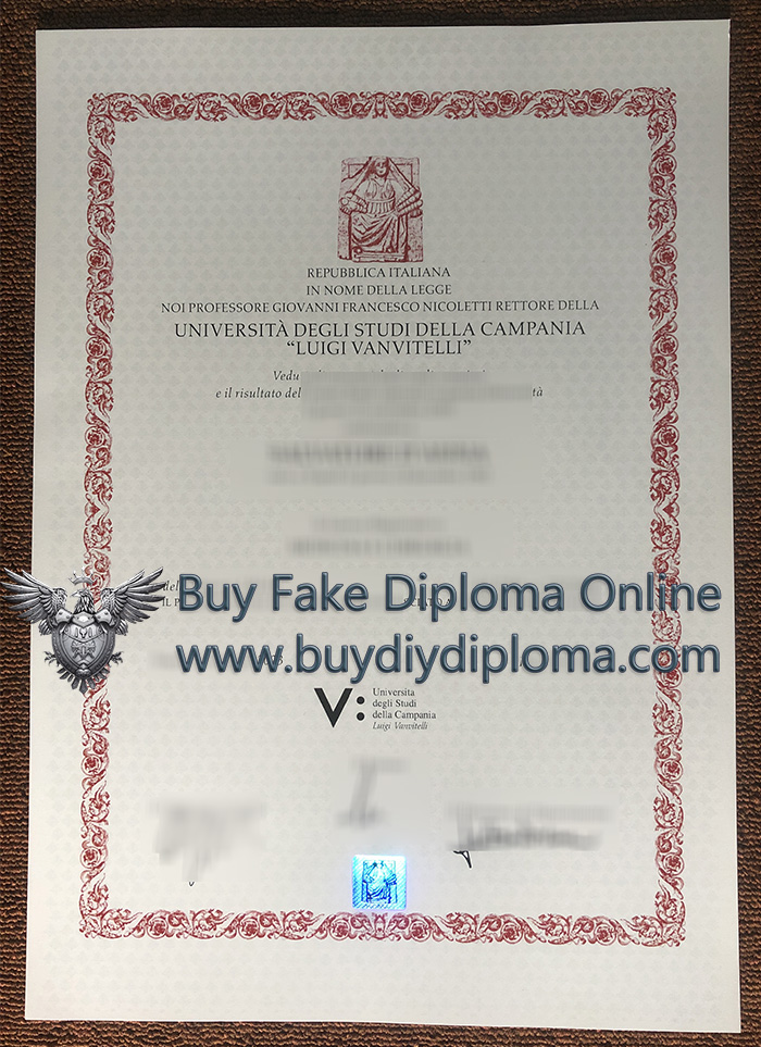 University of Campania diploma