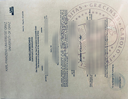 University of Graz Diploma certificate