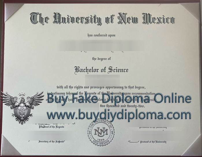 University of New Mexico diploma