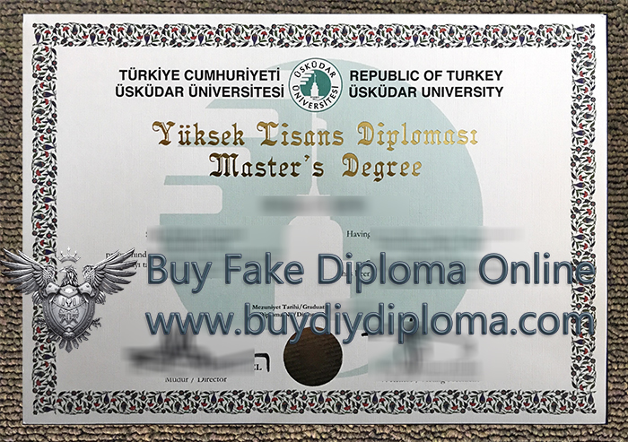 Üsküdar University diploma Üsküdar University diploma