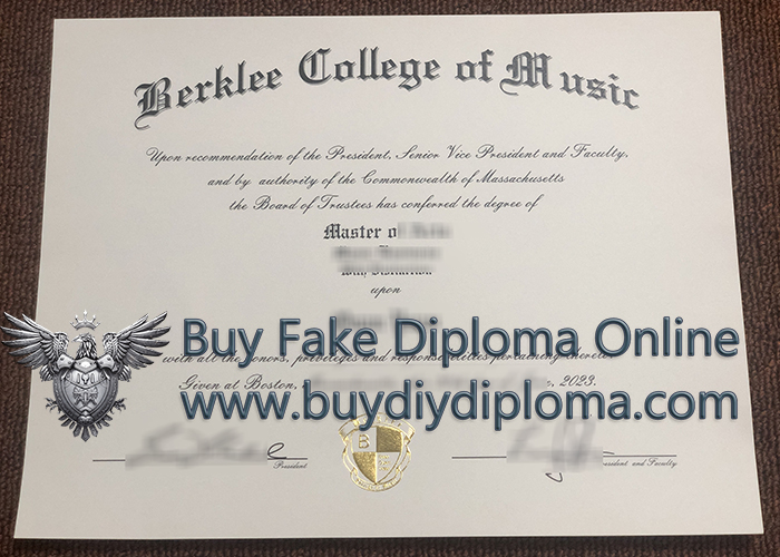 Berklee College of Music diploma Berklee College of Music diploma