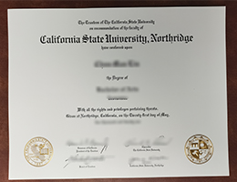 CSUN Diploma certificate
