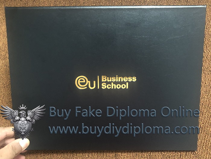 EU business school diploma cover