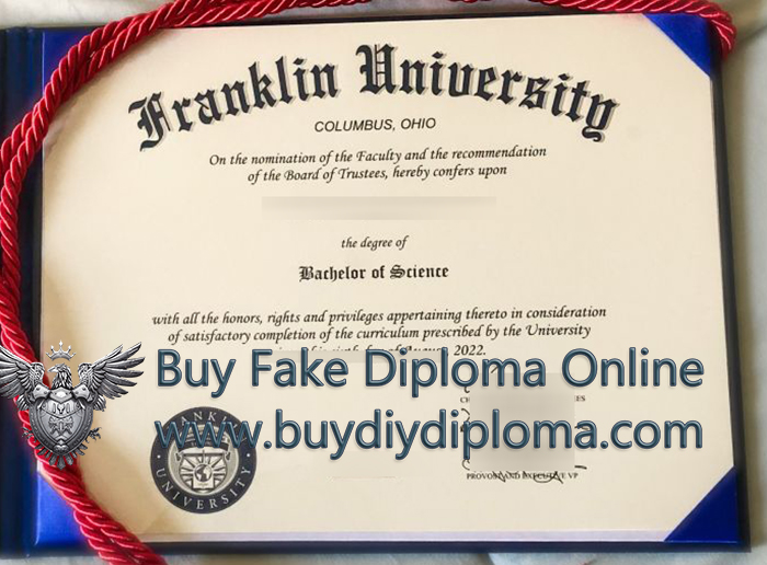 Franklin University degree certificate Franklin University degree certificate