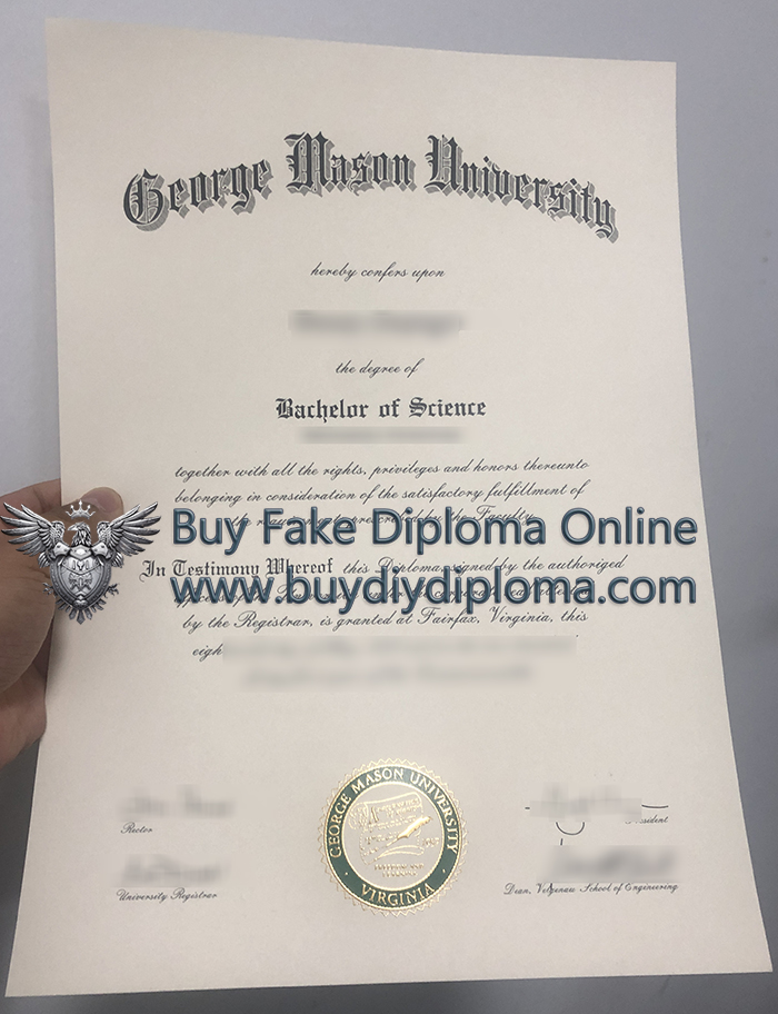GMU diploma, George Mason University degree