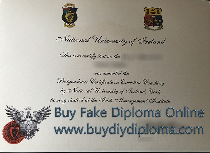 National University of Ireland, Cork certificate