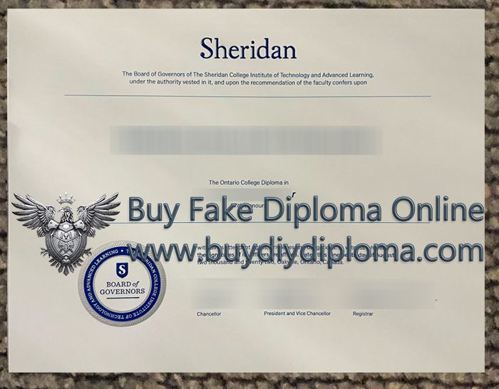 Sheridan diploma
