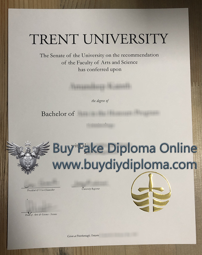 Trent University diploma