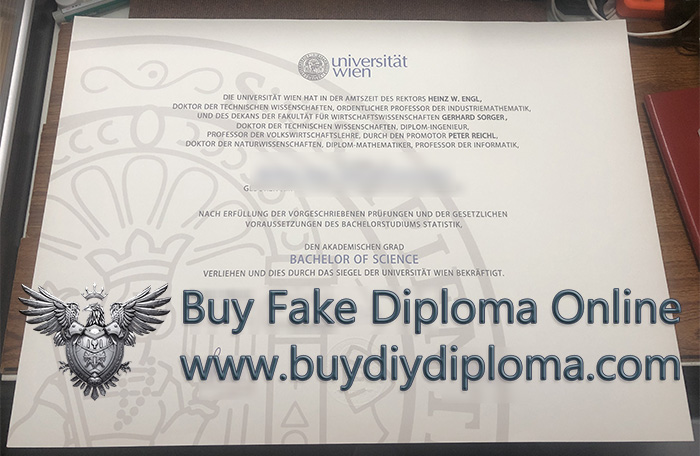 Universität Wien diploma