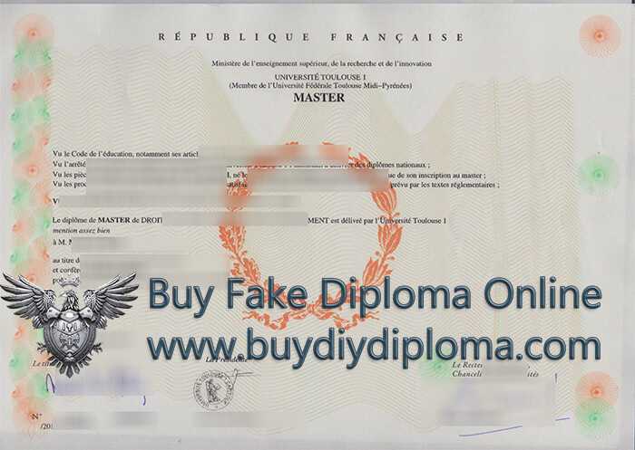 Université Toulouse 1 diploma Université Toulouse 1 diploma