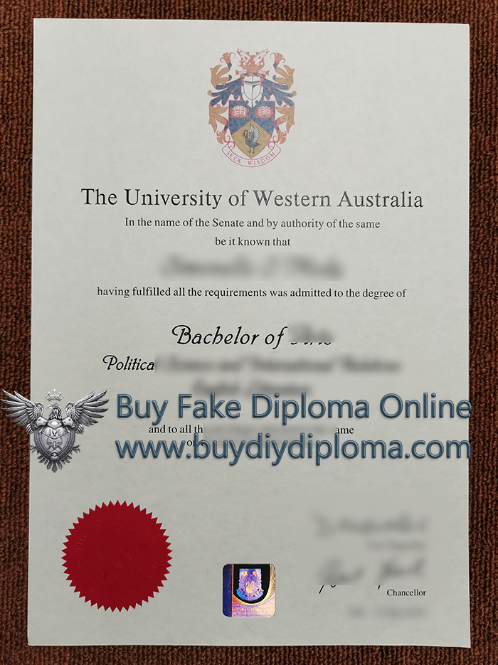 University of Western Australia degree